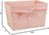 DII Farmhouse Chicken Wire Storage Baskets with Liner, Set of 3, Antique Blush, Assorted Sizes