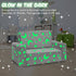 SLIGUY Kids Chair, Toddler Couch, Fold Out Sofa Chair, Toddlers Convertible Sofa to Lounger Pull Out Couch, Glow in The