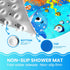 40 16 Inch Linoows Baby Bath Tub Mat, x Extra Large Non Slip Kids Cartoon Bathtub Shower Mats with Suction Cups & Drain