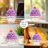 MLZTINGR Crochet Ice Cream Gift for Grandma Handmade Positive Knitted Ice Cream Doll, Sweet Birthday for Grandma from