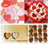 HOWAF 10pcs Valentine's Day Cookie Cutters Set - Stainless Steel Shapes for Kids & Adults, Wedding Tools