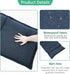 18" 42" 1.5", Set 2, Helios&Hestia Indoor High Back Rocking Chair Cushions with Back Elastic and Ties, Outdoor Dining