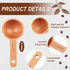 PINKXHY 6 20 ml Pieces Wooden Coffee Spoon in Beech Measuring Scoop for Coffee Beans Wood Table Spoon for Whole Beans