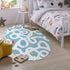 3'x5' LIVEBOX Blue Non-Slip Kids Play Rug, Machine Washable Road Mat for Playroom, Toy Room Carpet with Cartoon Design