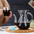 Unbreakable 8-Cup Pour Over Coffee Maker with Double Stainless Filter, Heat-Resistant Borosilicate Glass
