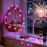 Fairy Flower String Lights, USB & Battery Lighted Decorative Cute Cherry Blossom Indoor Bedroom Window Hanging, Novelty