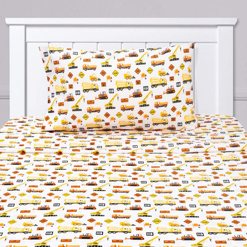 1500 Sets Cozy Supreme Kids Bed Sheet Collection - Fun Colorful and Comfortable Boys and Girls Toddler Sheet - Deep