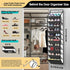 Kotkn 10 20+ 50% Closet Tier Hanging Shoe Rack - Heavy Duty Behind The Door Hanging Shoe Rack, Sturdy Oxford Cloth