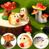 Woanger 30 Pcs Fairy Outdoor Garden Accessories, Resin Mini Hedgehog Mushroom Figurines for Terrarium Decor