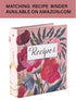Heart&Berry Double-Sided Recipe Cards 4x6, Set of 50 Thick Recipe Cards