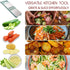 3-Blade 3-in-1) NACOLUS Mandoline Slicer for Kitchen,Stainless Steel Slicer Vegetable Cutter, Carrot Shredder, Kitchen