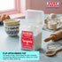 Stay Fresh Sugar Storage Container Kitchen Discovery Snap Close Sugar Canister Keeps Granules Fresh, Pourable
