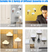 Meyerascal White Cloud Magnetic Key Holder for Wall, Strong Magnetic Keychain Organizer, Easy to Install
