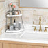 Countertop, 2Tier Counter, Forbena Corner Bathroom Organizer Sink Corner Shelf Stand for Kitchen Modern Coffee Bar
