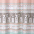 Lush Decor Llama Stripe Shower Curtain - 72" x 72", Pink and Turquoise Design