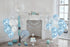 12 Inch 36 Treasures Gifted Metallic Light Blue Balloons - Baby Blue Balloons, Pastel Blue Balloons - Pastel Latex