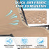 17" 63" Ostlttyn Zero Gravity Chair Replacement Fabric Kit, W x L Repair Cloth with Replacement Bungee Cord for Anti