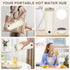 Tengfy 600ML 6 Settings, 304 Portable Electric Kettle, Mini Hot Water Boiler Heater, Travel Kettle with Temperature