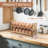 Countertop 24-Hole Counter Yuoyar Wooden Fresh Egg Holder - Stackable egg storage for Gathering Fresh Eggs - Egg Rack