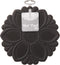 Talisman Designs No-Slip Grip Silicone Hot Pad & Trivet - Black, Set of 1