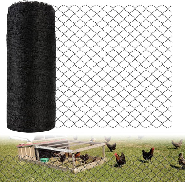 20x20ft Bird Netting for Chicken Coop 1/2 inch Mesh Heavy Duty Chicken
