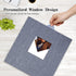 Large Photo Album by potricher - Self Adhesive Linen Cover, 40 Blank Pages, Magnetic DIY Scrapbook (Gray, 13.2x12.8