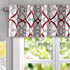 DriftAway Alexander Pattern Match Blackout Valances for Windows, 250GSM Geometric Moroccan 52 Inch by 14 Inch