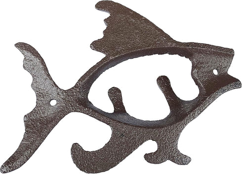 Set of 2 Rustic Heavy Duty Cast Iron Hook Wall Décor, Durable Hanger for Towel, Key, Coat Rack, Kitchen, Bathroom