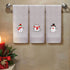 3 13.3" 29.5" SmoothNovelty Pcs Christmas Snowman Hand Towels for Bathroom Cotton Embroidered Snowman Kitchen Towels x