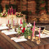 Irenare 3 Pieces Wood Grain Tablecloths, Rustic Plastic Covers for Barbecue Fall Western Themed Birthday Party, 54 x