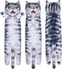Funny Hand Towels for Bathroom Kitchen - Cute Decorative Cat Decor Hanging Washcloths Face Towels Super Absorbent Soft