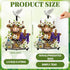 12.6 Inch Countertop Chunful Easter Highland Cow Metal Paper Towel Holder, Tall He is Risen Religious Kitchen Decor