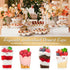 50 Pack 5 oz TOFLEN Plastic Dessert Cups with High Lids for Party, Mini Dessert Cups with Spoons Dessert Shooter Cups