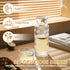 1Pcs Set Set Clear Night Carafe and Glass Dust Proof Glass Water Bottles with Cup Kit Versatile Night Water Bottle