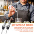 BALTRE 6PCS 3/4" Liquor Bottle Pourers, Auto Flip Olive Oil Dispenser Spout, Weighted Stainless Steel Alcohol Pourer