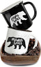 Mama Bear Papa Bear Mug Set of 2, Mom Dad Gift, Parents Couple Coffee Mugs