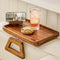 Tinamo Acacia Wood Sofa Armrest Tray with Phone Holder - Large Sofa