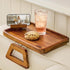 Tinamo Acacia Wood Sofa Armrest Tray with Phone Holder - Large Sofa