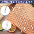 Yaomiao 40 Set 6.8 Inch Pcs Stainless Steel Seafood Forks Silver Crab Forks Seafood Tools Crab Legs Utensils Picks