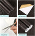 Homease Brown Black Wood Contact Paper, 24 x 196 in, Self-Adhesive Wallpaper for Furniture and Cabinets