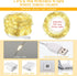 6 33 100 Macarrie Pcs USB String Lights ft LED Fairy Lights Powered String for Christmas Indoor Outdoor Wedding Party