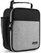 Durable Insulated Lunch Bag - Reusable Tote Bag for Men, Women, Adults, Black Gray