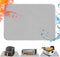Heat Resistant Mat for Air Fryer, Deep Fryer, Oven, Gray 15x18in Hot Pads for Kitchen Counter, Coffee Machine