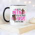 YouNique Designs Coffee & Jesus Christian Mug, 11 Ounces, Black Handle, Scripture Coffee Mug for Women