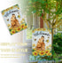 Welcome Spring Summer Golden Retriever Dog Garden Flag, Pet Sunflowers Bee Decorations, 12x18 Double Sided