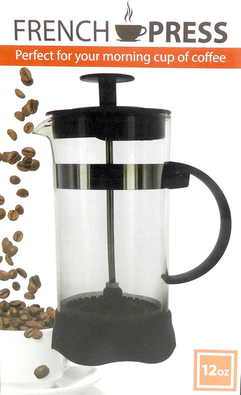 DINY Home & Style Diny Brew Fresh French Press Coffee & Tea Brewer - 12 Ounce