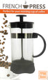 DINY Home & Style Diny Brew Fresh French Press Coffee & Tea Brewer - 12 Ounce