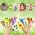12PCS Filled Easter Eggs with Animal Finger Puppets Inside, Prefilled Easter Eggs for Easter Eggs Hunt, Easter Basket