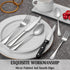 36 Pcs Silverware Set with Steak Knives, Stainless Steel Flatware Set for 6, Mirror Polished Cutlery, Dishwasher Safe