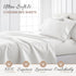 Linen Market 3 Piece Double-Brushed Patterned Microfiber Twin Sheet Set - Oeko-TEX Certified Ultra Soft & Wrinkle-Free